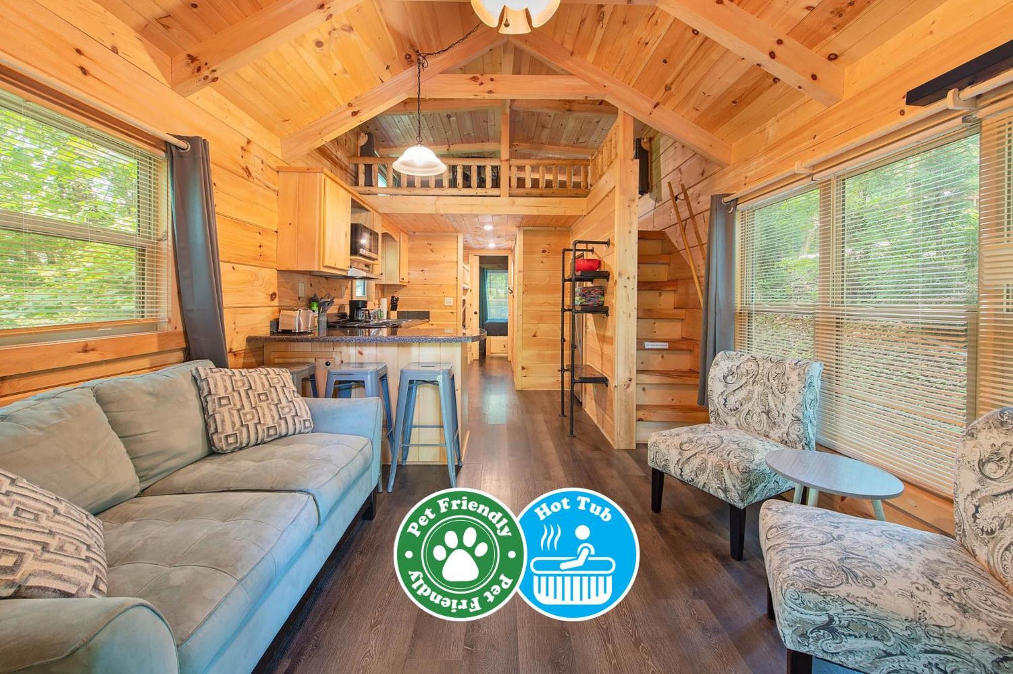Eden Cabin Forested Tiny Home On Lookout Mtn 查塔努加 外观 照片